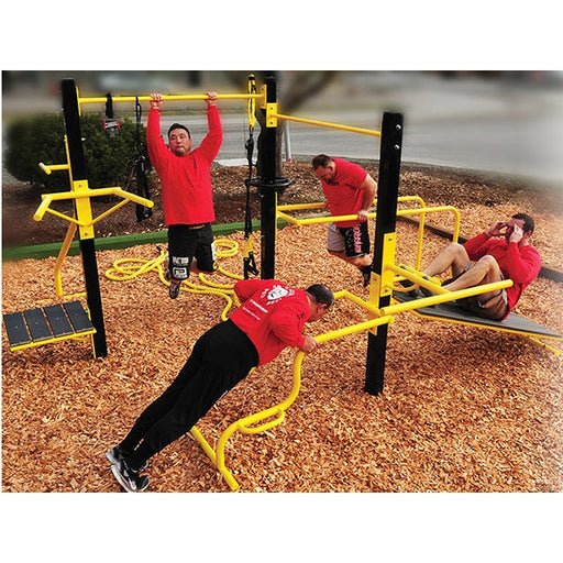 StayFIT Model 1113 (Outdoor Fitness Multi-station #10)-Outdoor Workout Supply