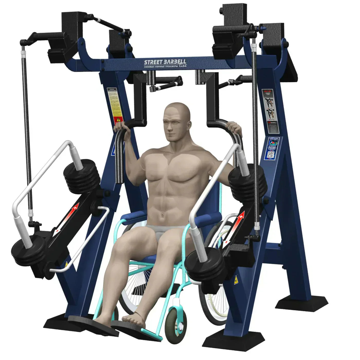 Outdoor Fitness Equipment for Corrections Facilities