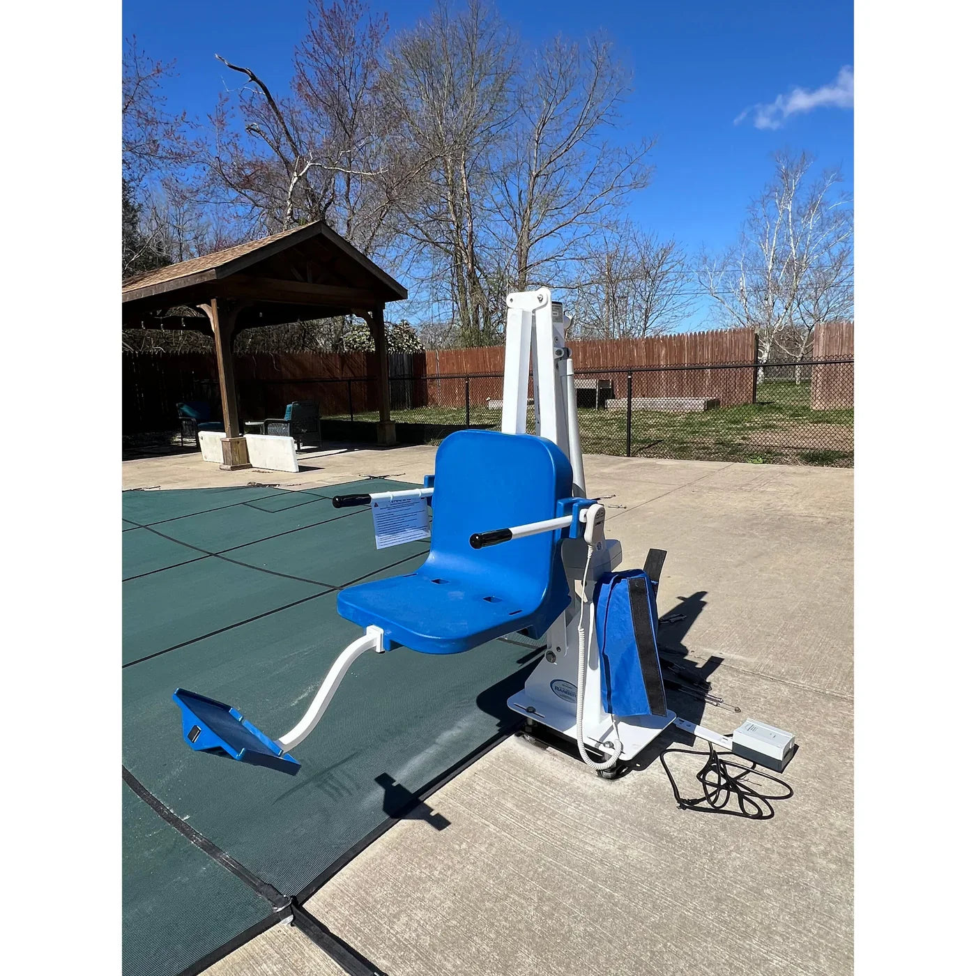 Aqua Creek Ranger 2 ADA pool lift for in-ground pool access