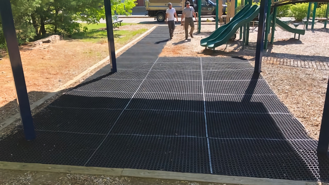 low-maintenance playground surfacing for sale