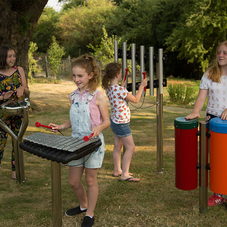 Percussion Play outdoor musical instruments