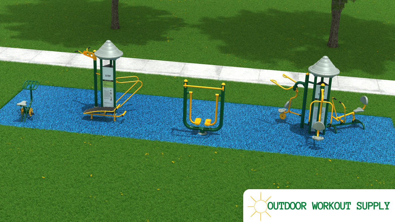 Custom Outdoor fitness Equipment Package