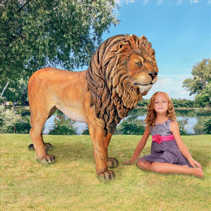 Life-Size Lion Statue For Sale