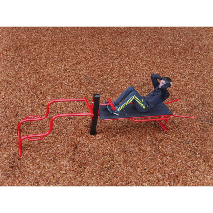 ExerTRAC Model 1310  (Multi-Purpose Bench and Push-Up/Triceps Dip)