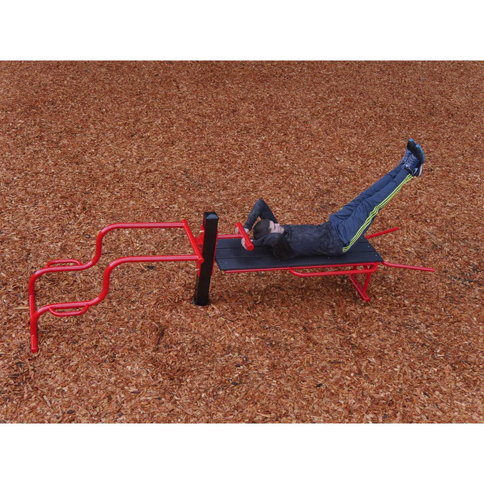 ExerTRAC Model 1310  (Multi-Purpose Bench and Push-Up/Triceps Dip)