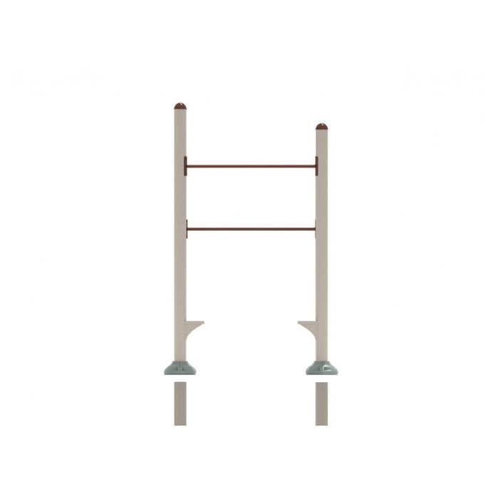 Playground Fitness Inclined Quadruple Station Chin Up Bars