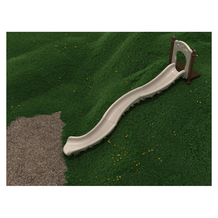 Playground Equipment 9 Foot Single Zig Zag Embankment Slide