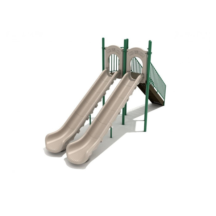 Playground Equipment 6-Foot Double Straight Sectional Slide