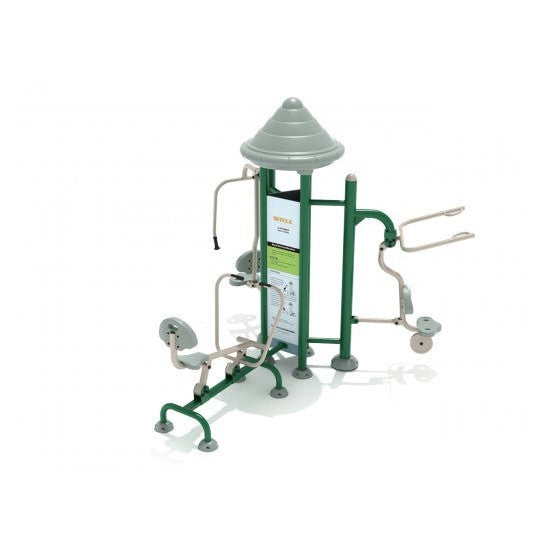 Playground Fitness Triple Upper Body Combo Station