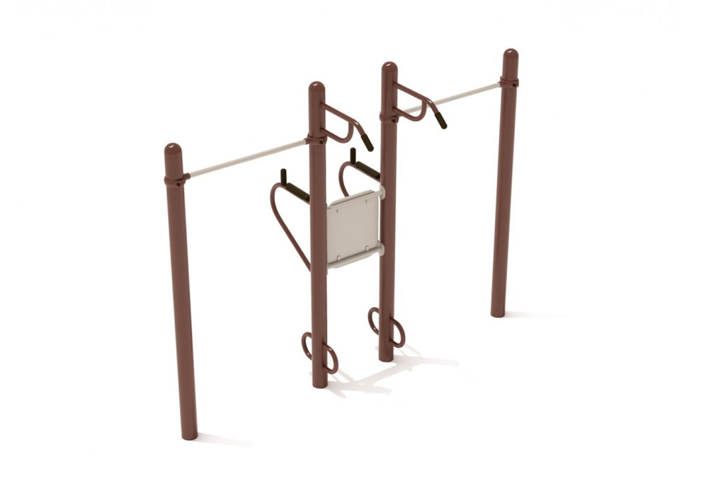Playground Fitness Pull and Dip Station