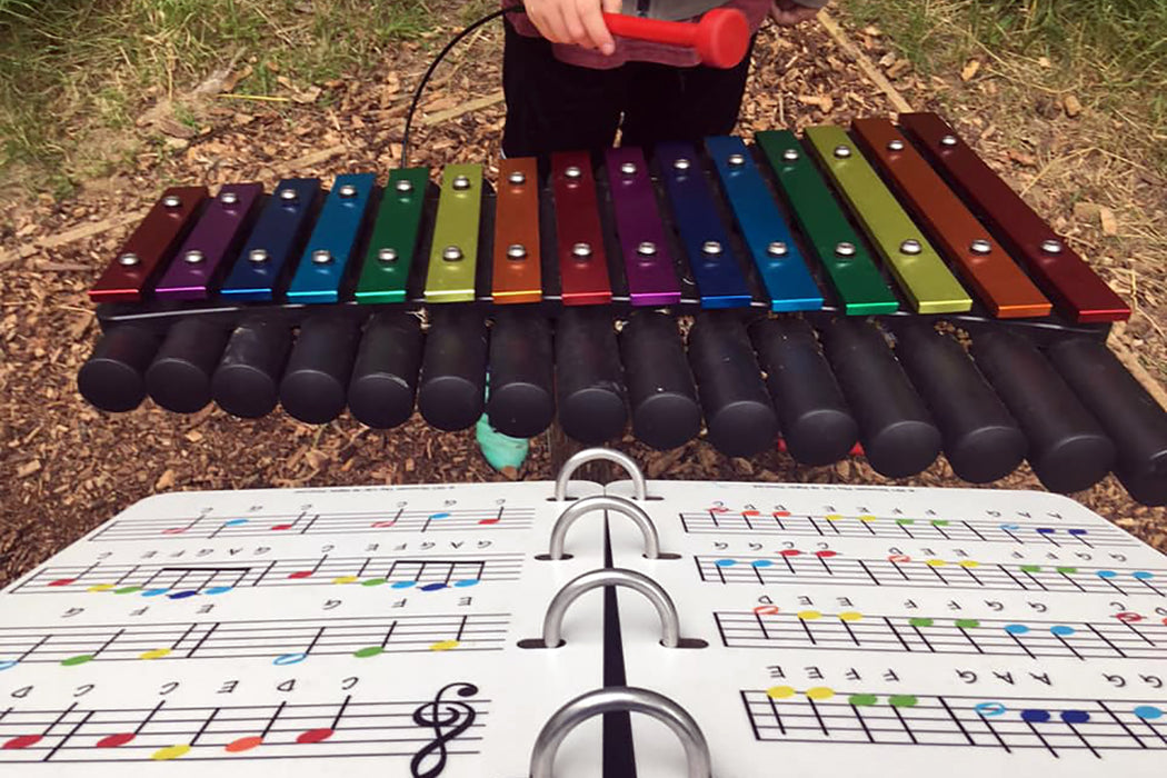 Percussion Play Music Book (Two Music Sheets/4 Songs)