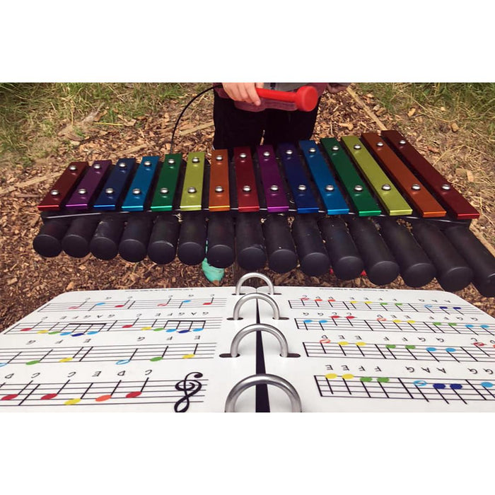 Percussion Play Music Book (Two Music Sheets/4 Songs)