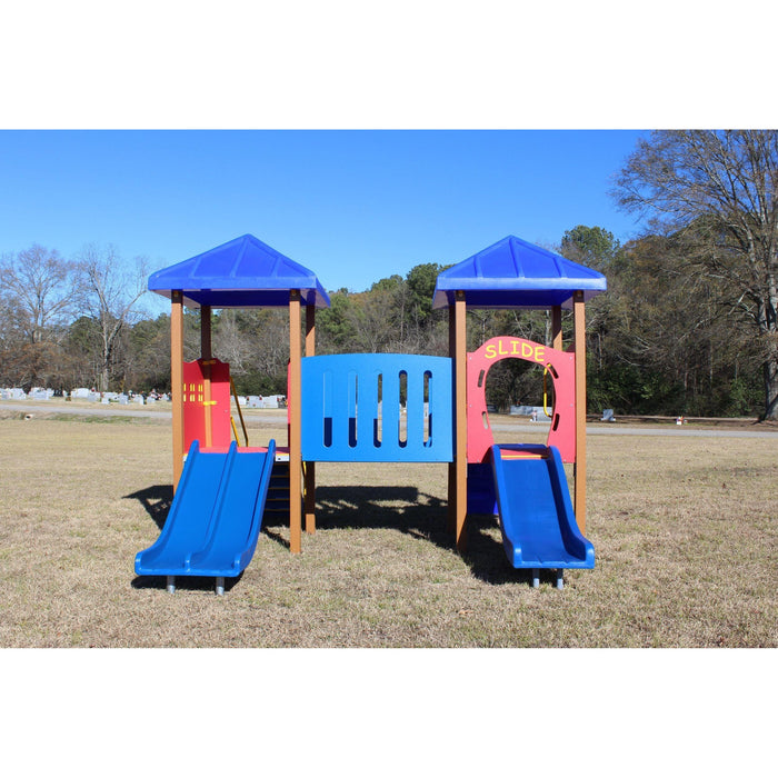 Infinity Playgrounds Double Tower Playground Structure
