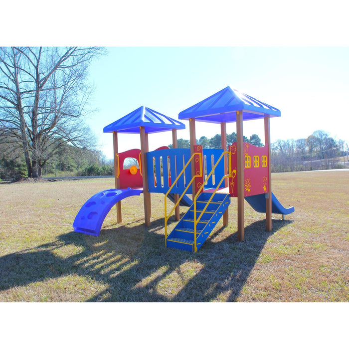 Infinity Playgrounds Double Tower Playground Structure