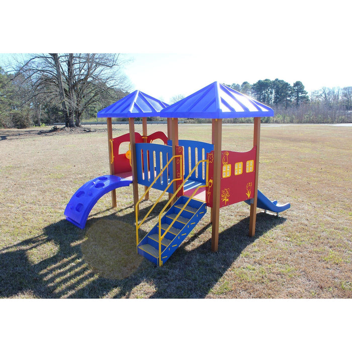 Infinity Playgrounds Double Tower Playground Structure