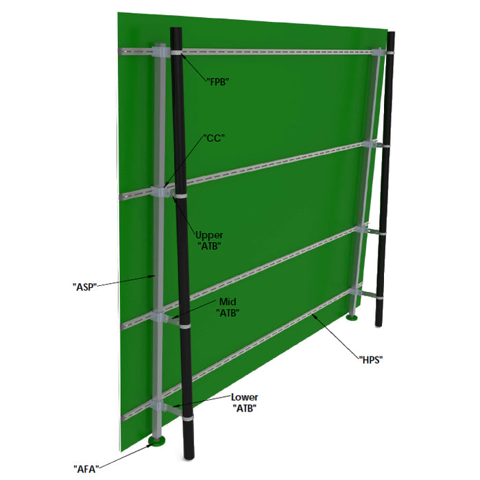 Douglas® Rally Master Backboard, 10′ x 16′