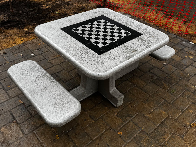 Concrete Chess Table