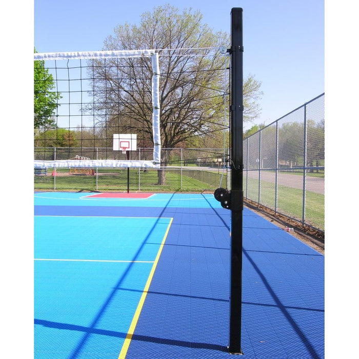 Douglas® VBS-3.5 SQ Outdoor Power Volleyball System, 3.5″ SQ Steel, Black