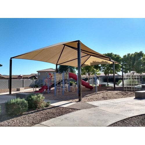 6-Column Super Span Hip Shade Structure