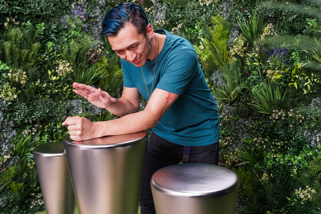 Percussion Play Djembes