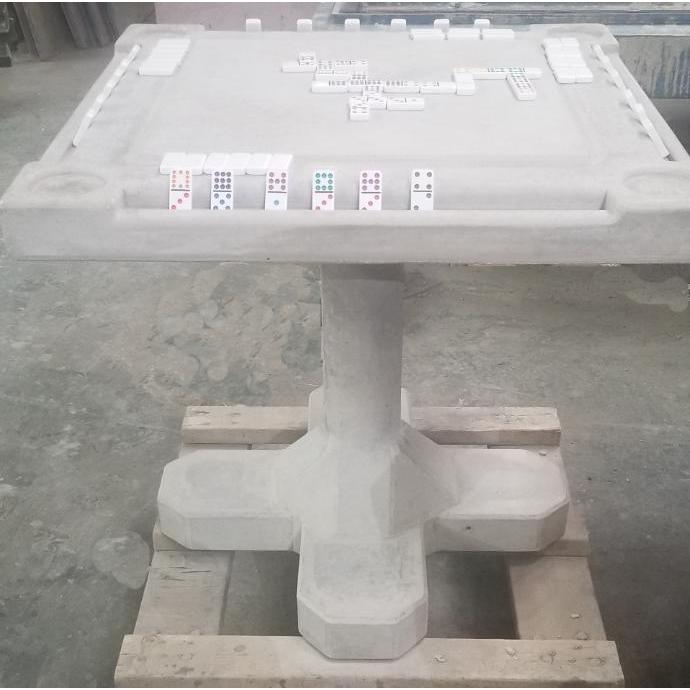 Stone Age Concrete Domino Tables