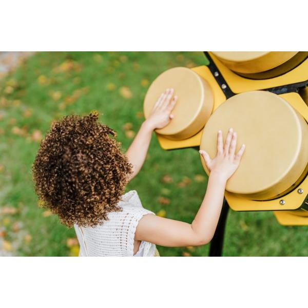 Freenotes Harmony Park Honeycomb Congas (Outdoor Music Instruments)