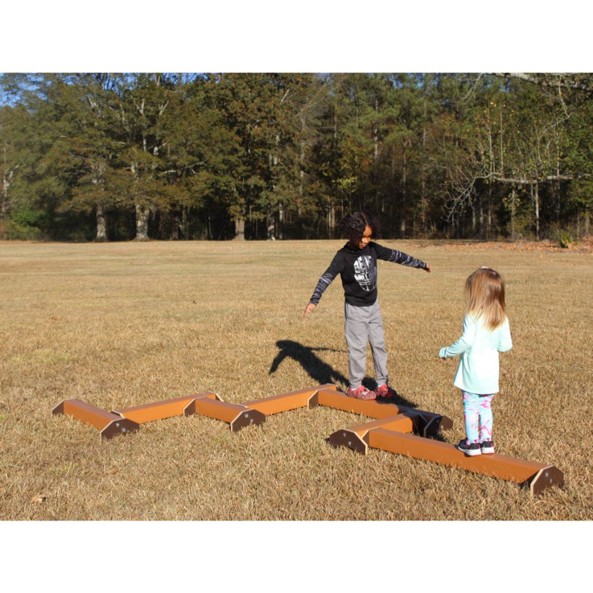 Playground Balance Course Infinity Playgrounds- Stackable Balance Beam — Outdoor Workout Supply