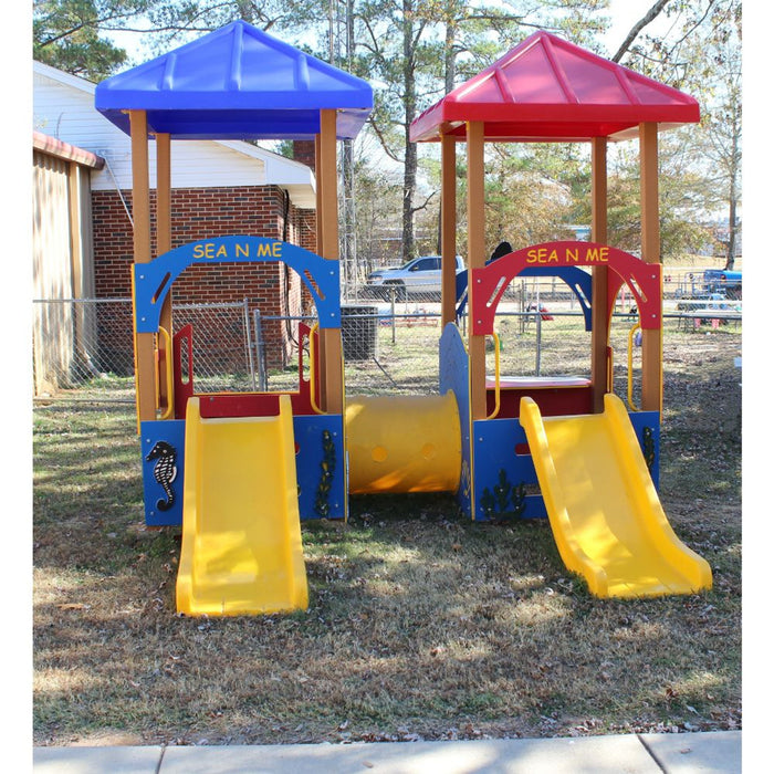 Infinity Playgrounds- Sea N Me Ground Base Tot Structure (2 - 5 yrs)