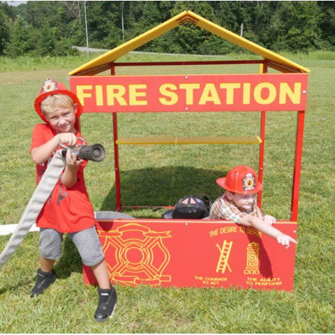 Infinity Playgrounds- Fire Station Playhouse