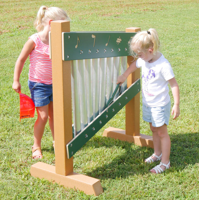 Infinity Playgrounds- Chime Wall (Recycled Plastic Lumber)