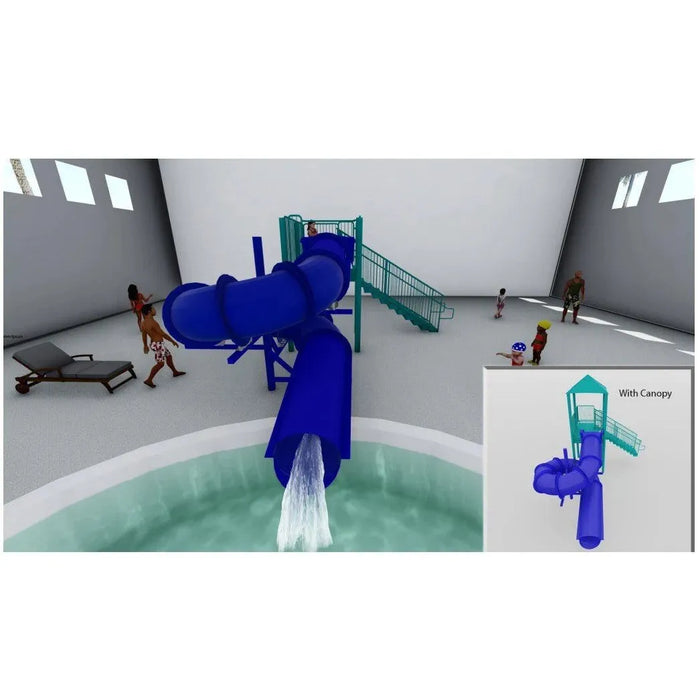 Spectrum Aquatics Single 360 Closed Flume, 7' 7"