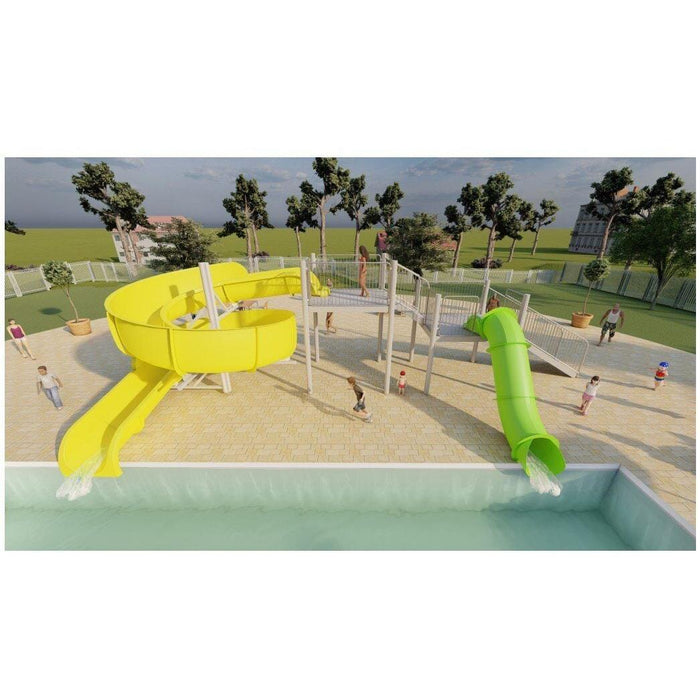 Spectrum Aquatics Double Flume 450 Open STR Closed