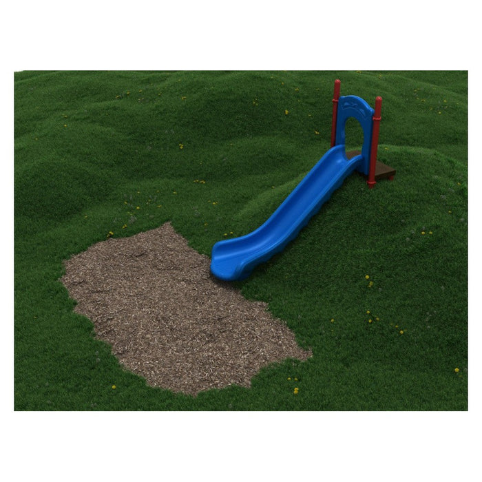 Playground Equipment 5 Foot Single Straight Embankment Slide