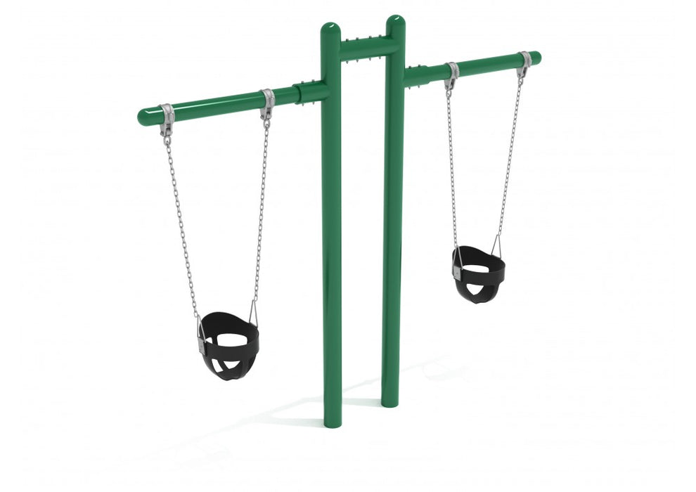 Playground Equipment 7 feet high Elite Early Childhood T Swing - 2 Cantilevers