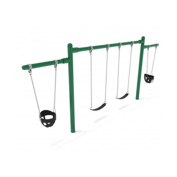 Playground Equipment 7/8 feet high Elite Cantilever Swing - 1 Bay 2 Cantilevers