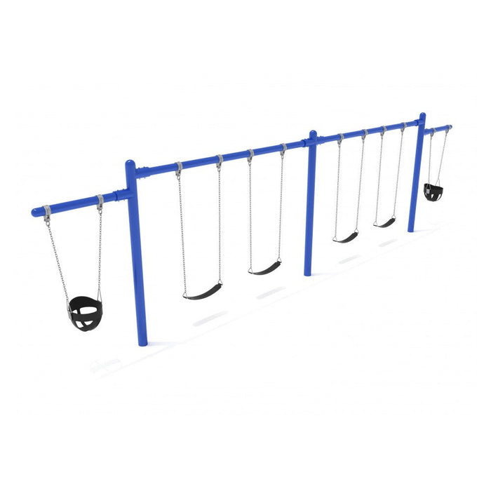 Playground Equipment 7/8 feet high Elite Cantilever Swing - 2 Bays 2 Cantilevers