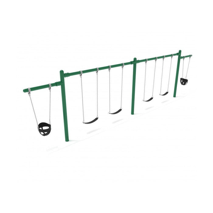 Playground Equipment 7/8 feet high Elite Cantilever Swing - 2 Bays 2 Cantilevers