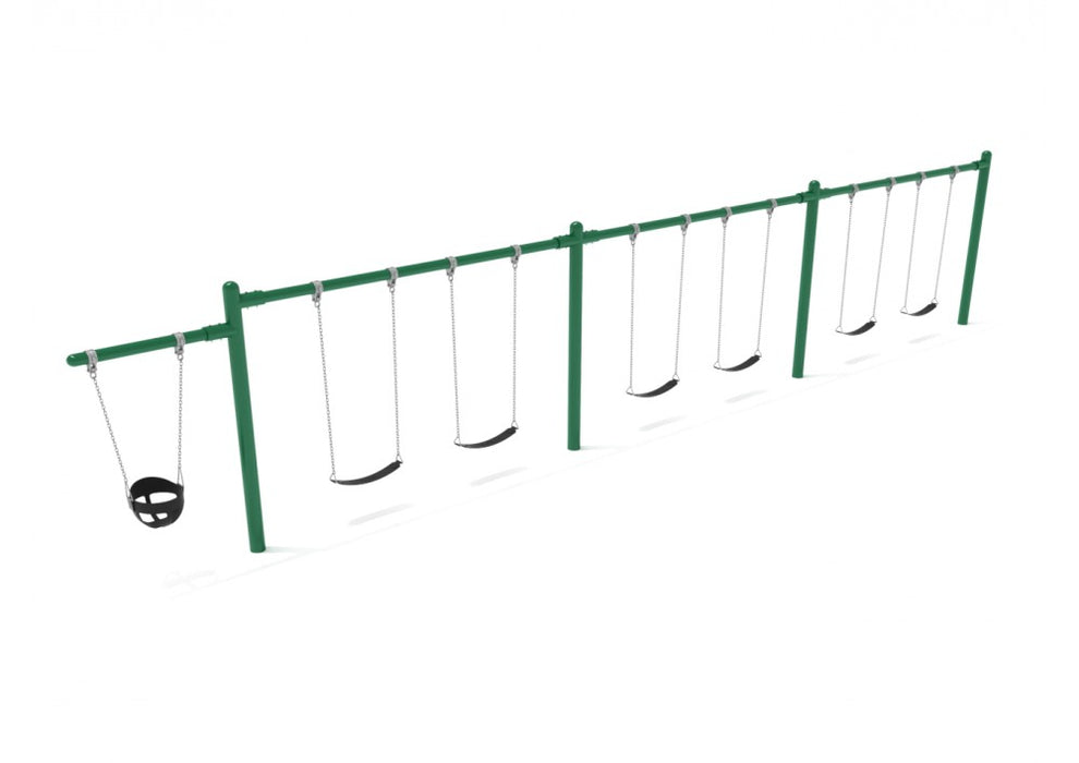 Playground Equipment 7/8 feet high Elite Cantilever Swing - 3 Bays 1 Cantilever