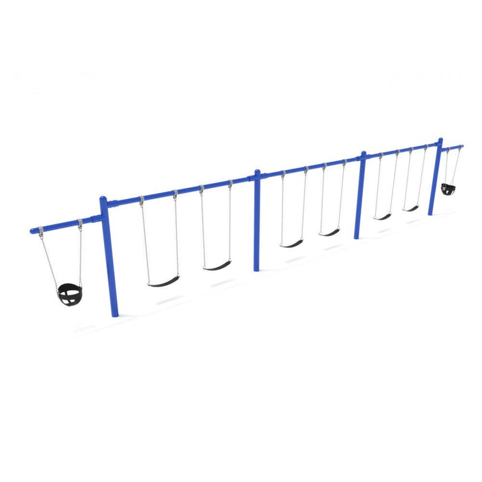 Playground Equipment 7/8 feet high Elite Cantilever Swing - 3 Bays 2 Cantilevers