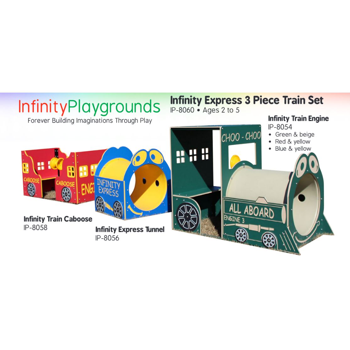 Infinity Playgrounds- Infinity Express Choo Choo Playground Train ...