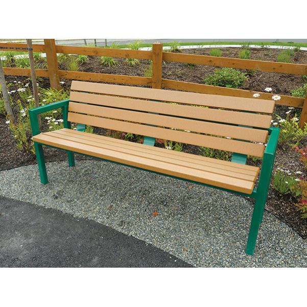 SE-5130 6ft Bench (Recycled Poly Bench) — Outdoor Workout Supply