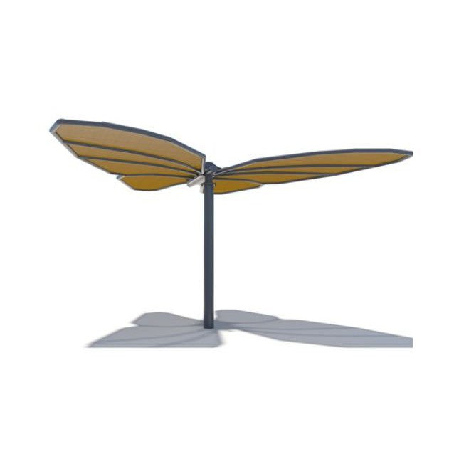 Butterfly Wings-Flat Shade Structure — Outdoor Workout Supply