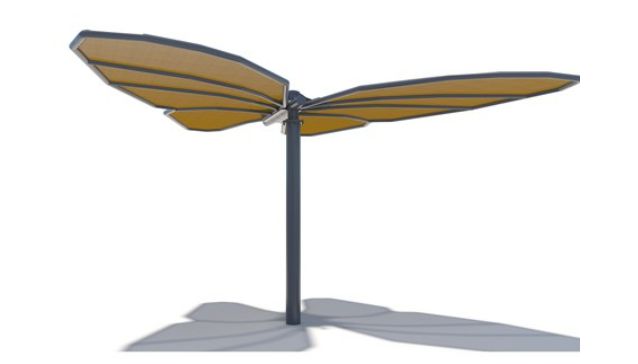 Butterfly Wings-Flat Shade Structure