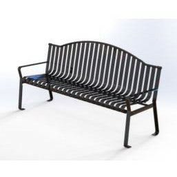 Parkitect Arch Back Strap Bench