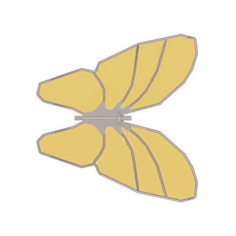 Butterfly Wings-Flat Shade Structure