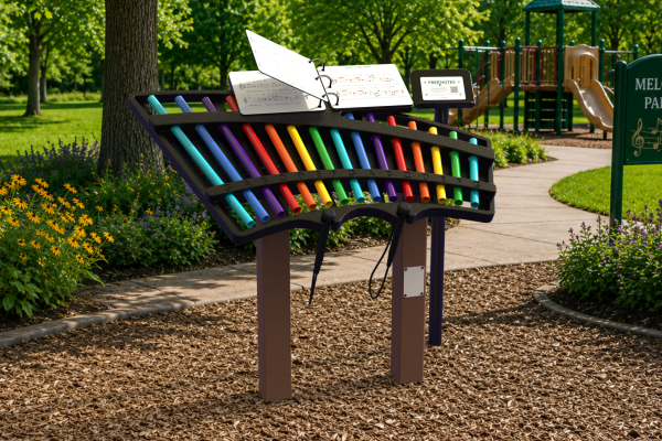 Freenotes Harmony Park Device Holder Stand- The Harmony Method™ (Outdoor Music Instruments)