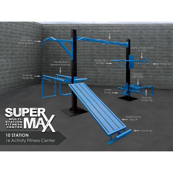 SuperMAX 10 Station Fitness System