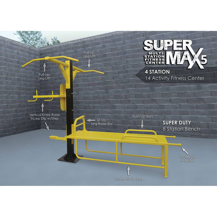 SuperMAX 5 Station Fitness System