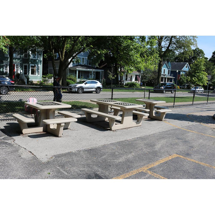 Concrete Sycamore Table With Optional Backgammon (T6240)