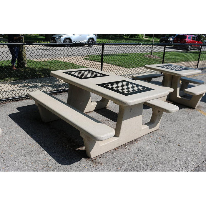 Concrete Sycamore Table With Optional Backgammon (T6240)